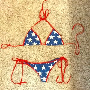 Sexy American Flag bikini 🇺🇸